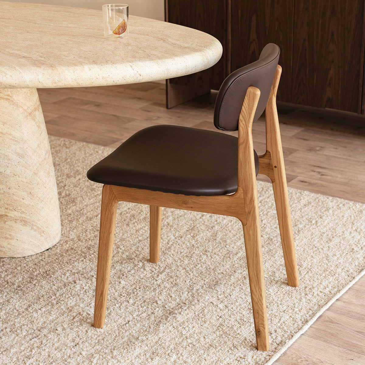 Alaska Leather Dining Chair