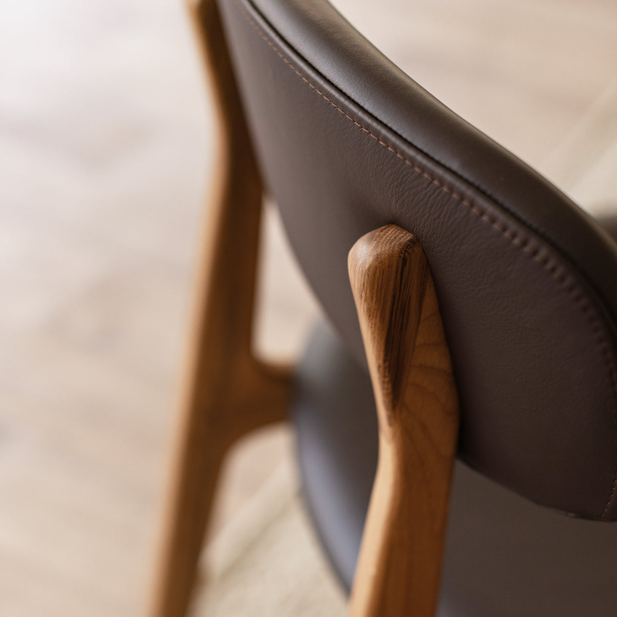 Alaska Leather Dining Chair