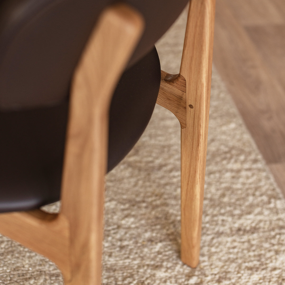 Alaska Leather Dining Chair