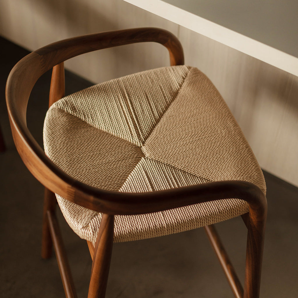 Noris Paper Cord Bar Stool