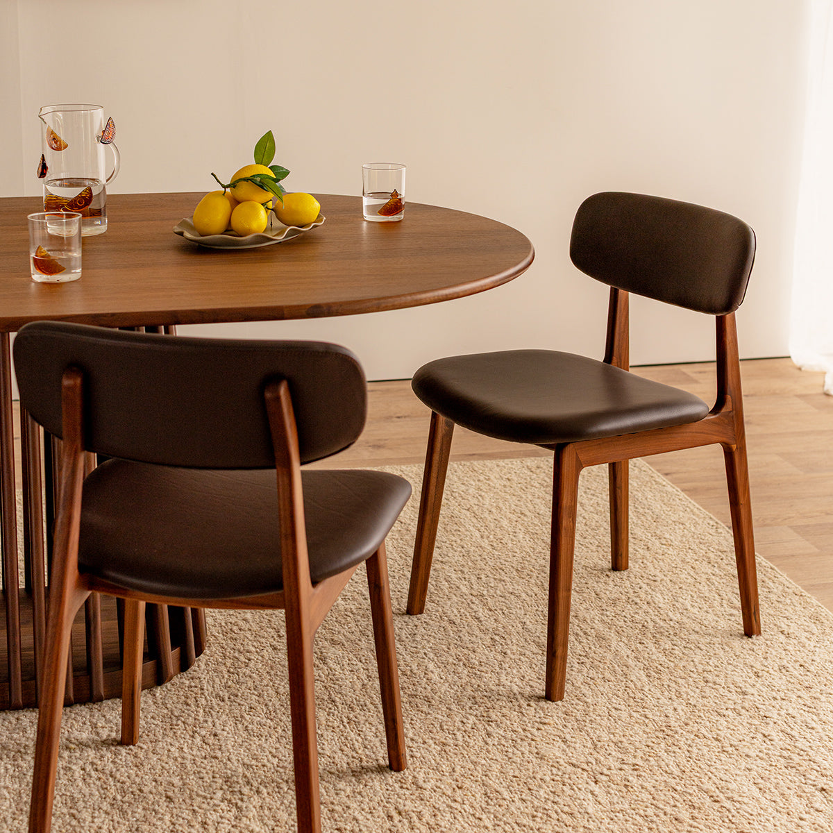 Alaska Leather Dining Chair
