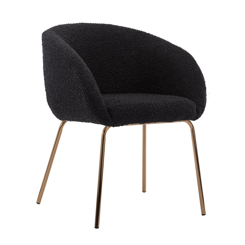 Avalon Boucle Dining Arm Chair