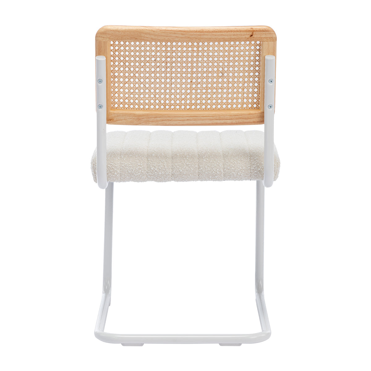 Blake Rattan Boucle Dining Chair