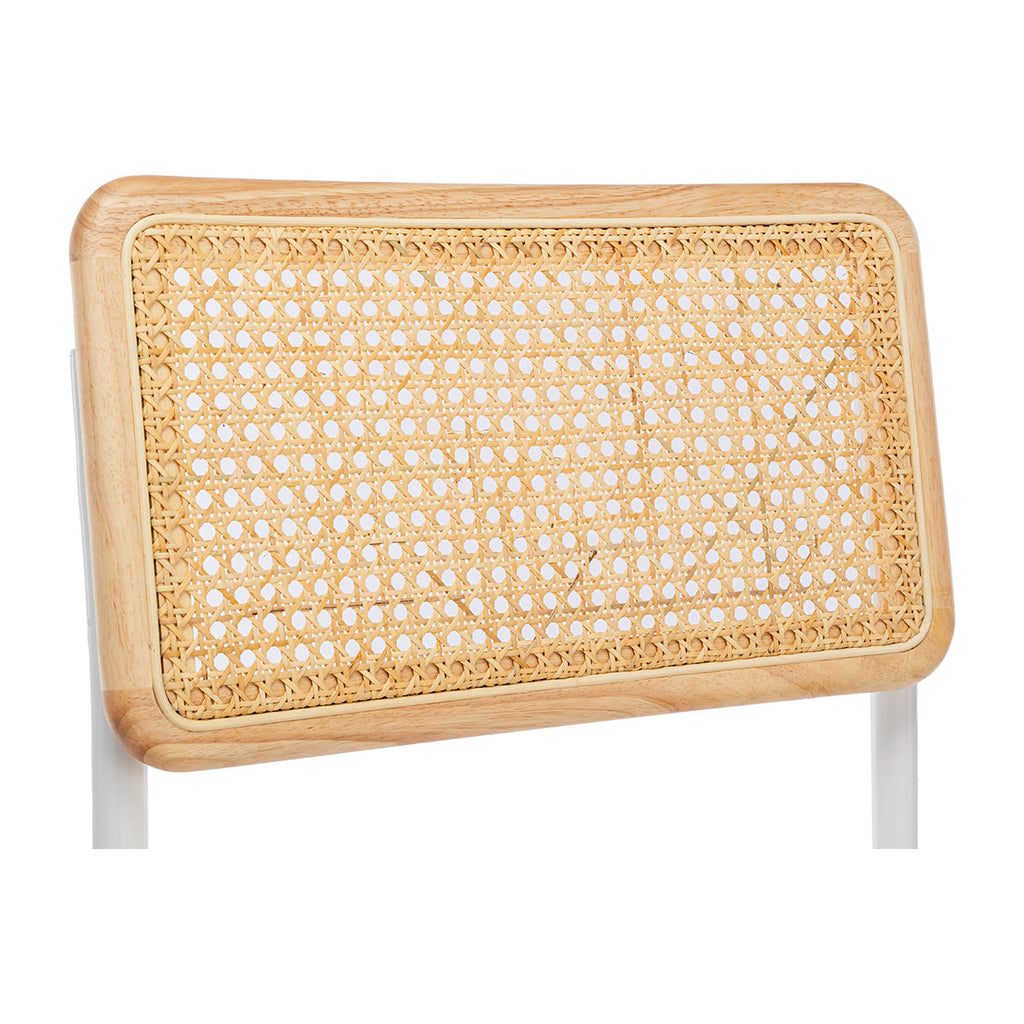 Blake Rattan Boucle Dining Chair