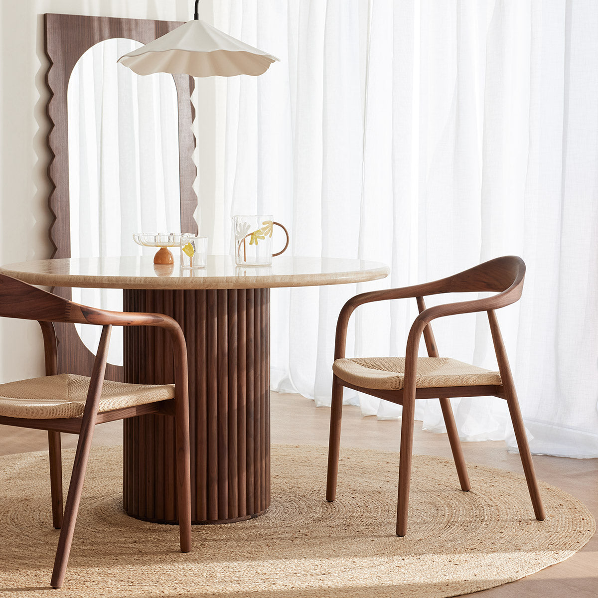 Noris Paper Cord Dining Chair