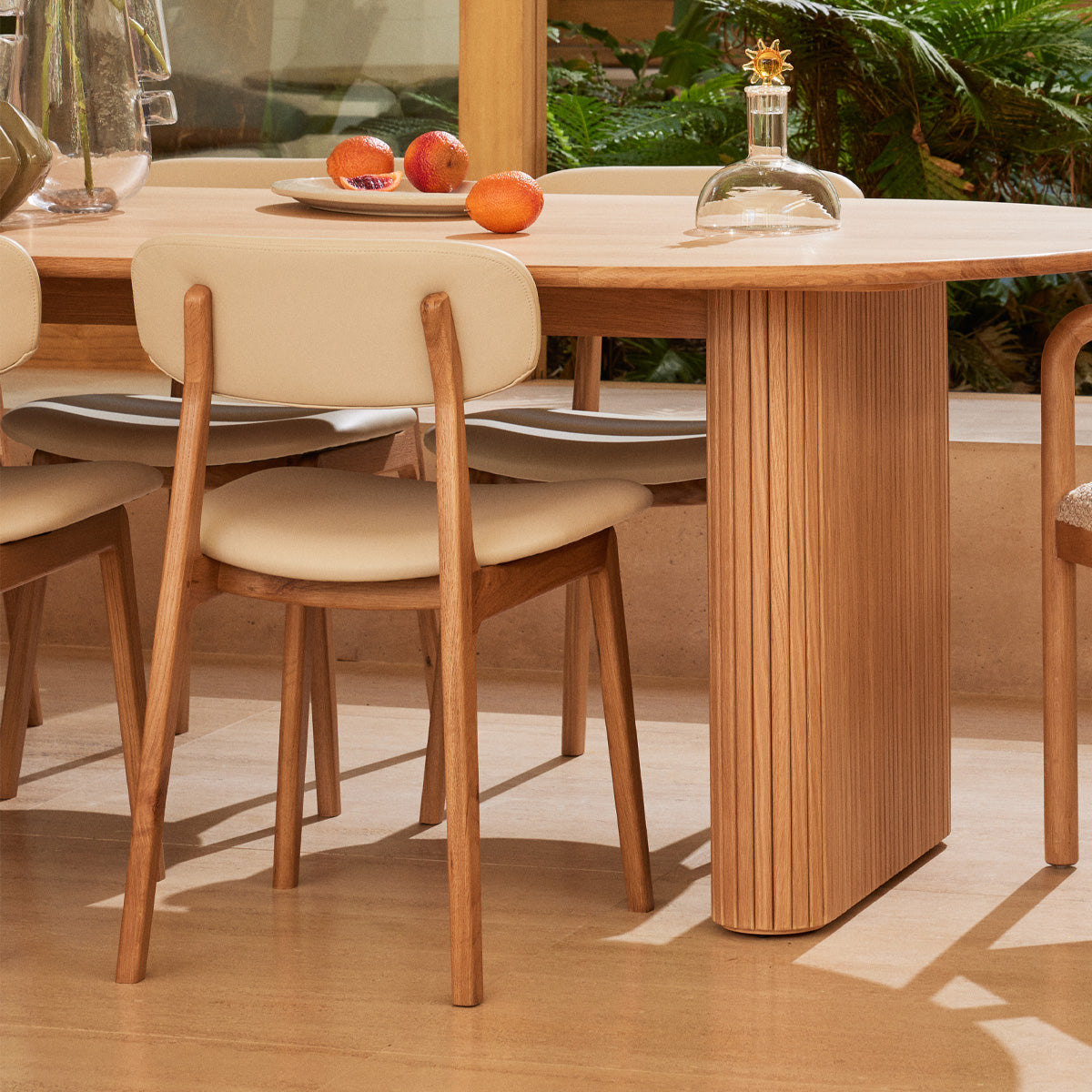 Alaska Leather Dining Chair
