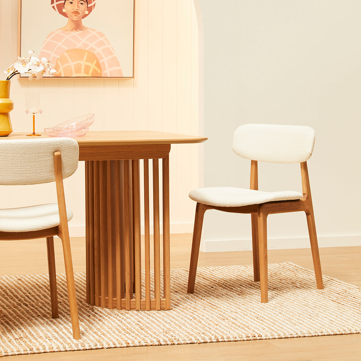 Alaska Fabric Dining Chair