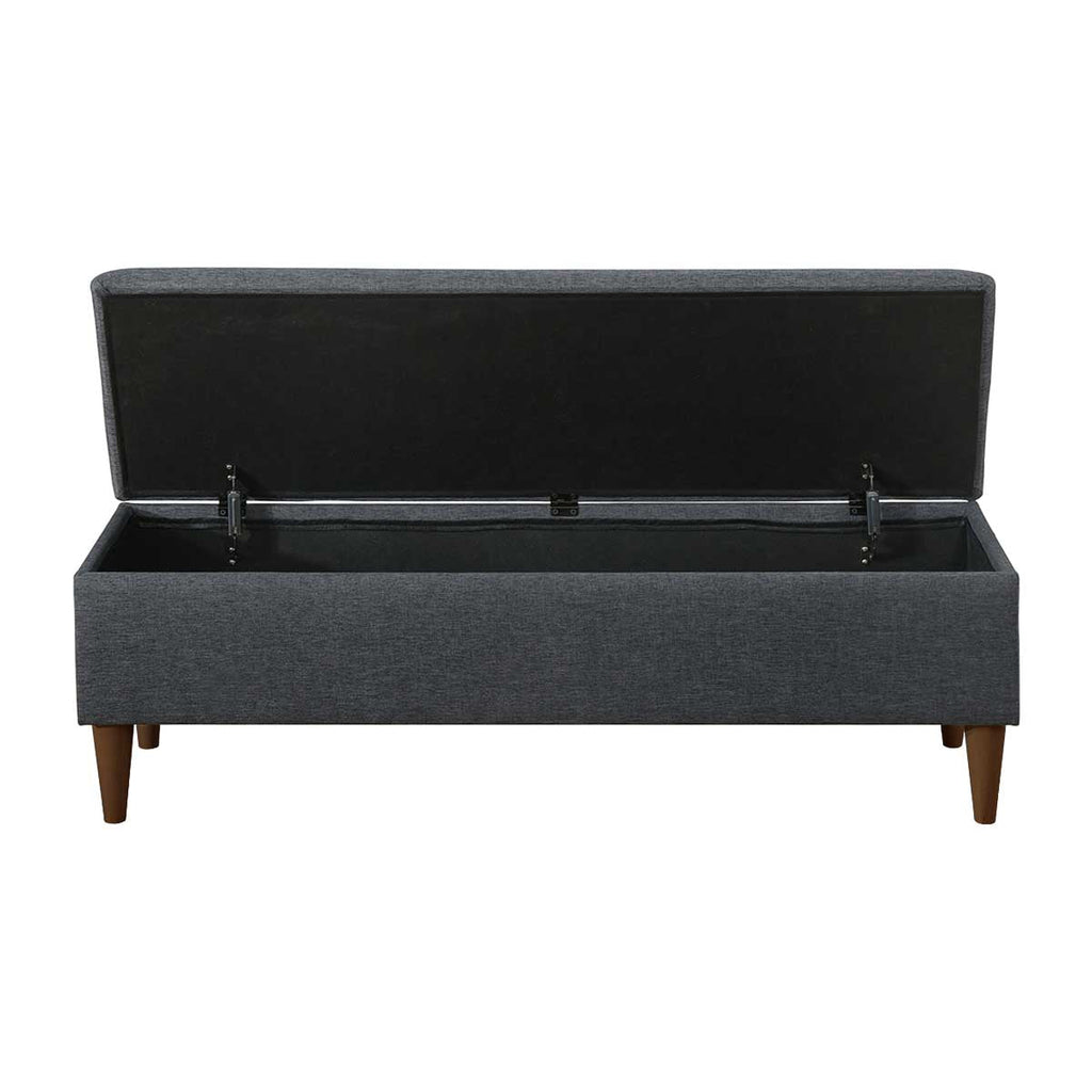 Charlotte Fabric Storage Bench