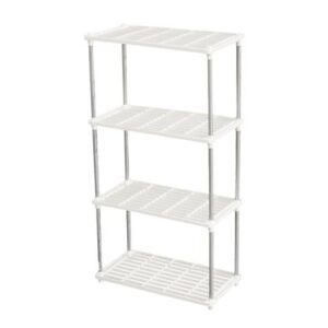 ชั้นวางของ 4 ชั้น STACKO SIMPLE 42x22x80 ซม.สีขาว