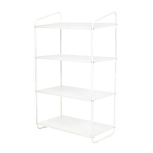 ชั้นวางของ 4 ชั้น STACKO RACK II 74x40.5x125 ซม. สีขาว