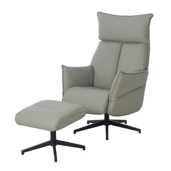 เก้าอี้พักผ่อน BENETTA WESTON สีเทา - Image 2